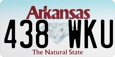 AR license plate 438WKU
