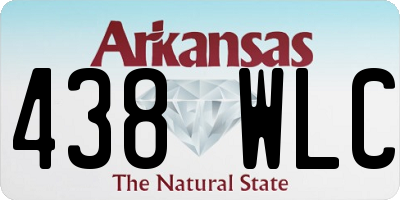 AR license plate 438WLC