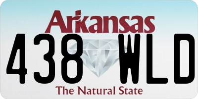 AR license plate 438WLD