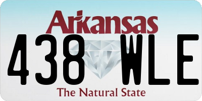 AR license plate 438WLE