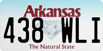 AR license plate 438WLI