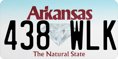AR license plate 438WLK