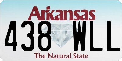 AR license plate 438WLL