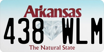 AR license plate 438WLM