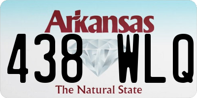AR license plate 438WLQ