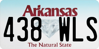 AR license plate 438WLS