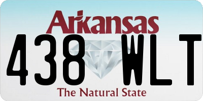 AR license plate 438WLT
