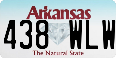 AR license plate 438WLW
