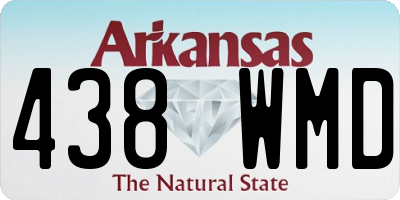 AR license plate 438WMD