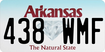AR license plate 438WMF