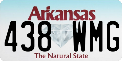 AR license plate 438WMG
