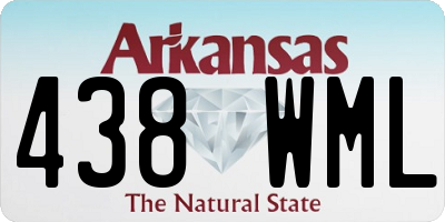 AR license plate 438WML