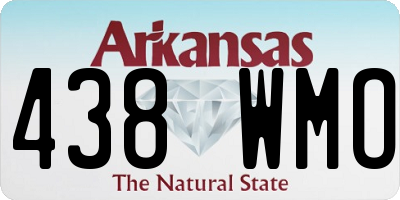 AR license plate 438WMO