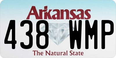 AR license plate 438WMP