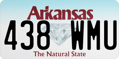 AR license plate 438WMU