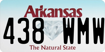AR license plate 438WMW