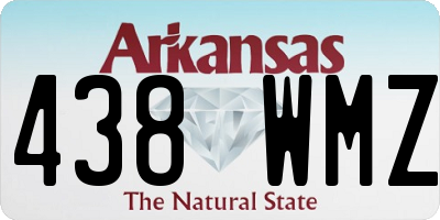 AR license plate 438WMZ