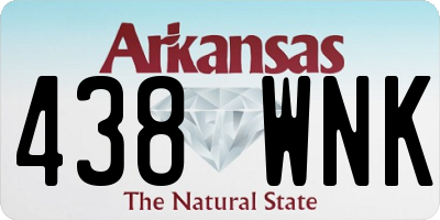 AR license plate 438WNK