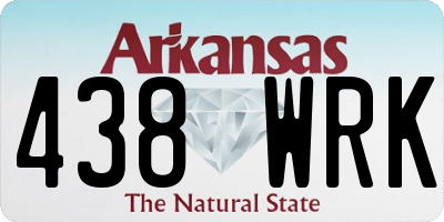 AR license plate 438WRK