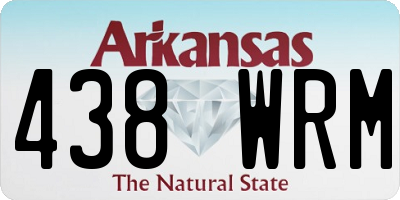 AR license plate 438WRM