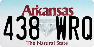 AR license plate 438WRQ