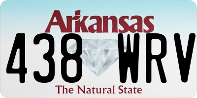 AR license plate 438WRV