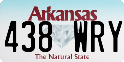AR license plate 438WRY