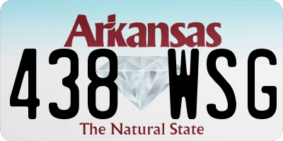 AR license plate 438WSG