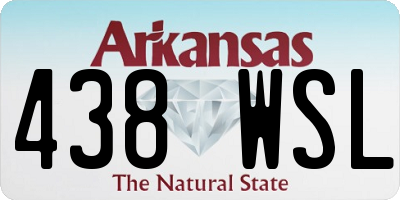 AR license plate 438WSL