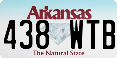 AR license plate 438WTB