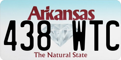 AR license plate 438WTC