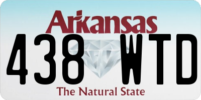 AR license plate 438WTD