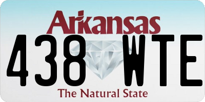 AR license plate 438WTE