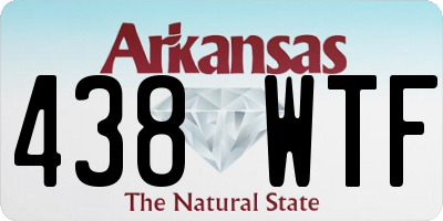AR license plate 438WTF
