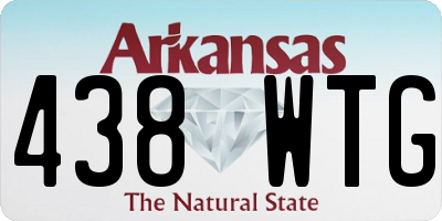 AR license plate 438WTG