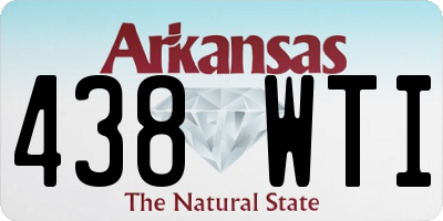 AR license plate 438WTI