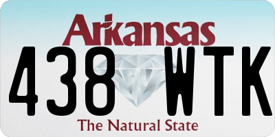 AR license plate 438WTK