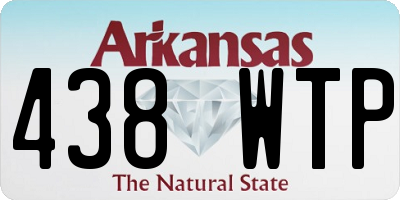 AR license plate 438WTP