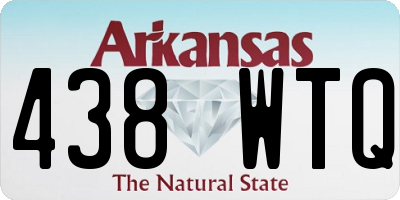 AR license plate 438WTQ