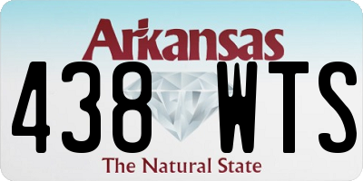 AR license plate 438WTS