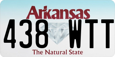 AR license plate 438WTT