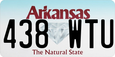 AR license plate 438WTU