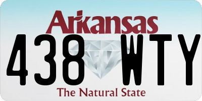 AR license plate 438WTY