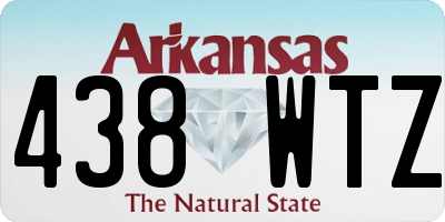 AR license plate 438WTZ
