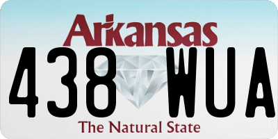 AR license plate 438WUA