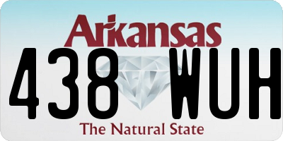 AR license plate 438WUH