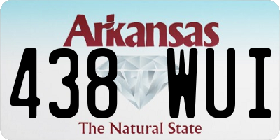 AR license plate 438WUI