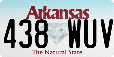 AR license plate 438WUV