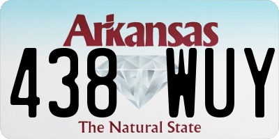 AR license plate 438WUY