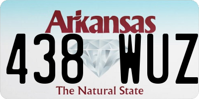 AR license plate 438WUZ